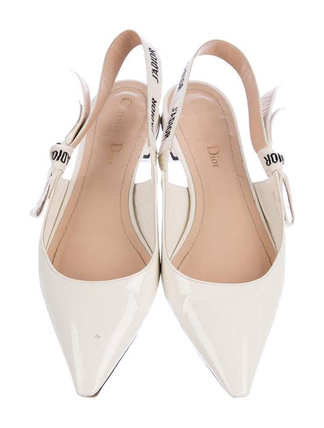 dior consignment flats